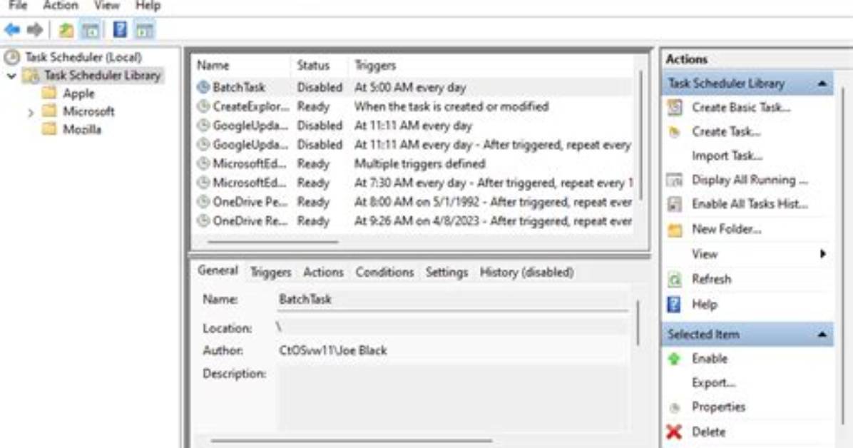How to Create a Scheduled Task in Windows 8