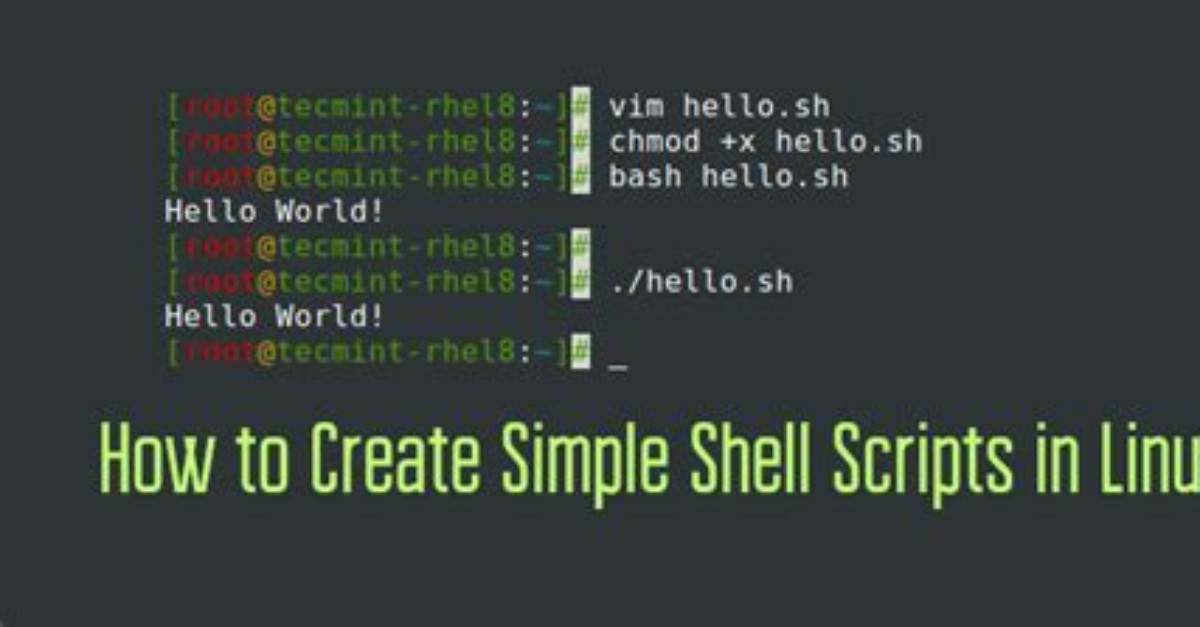 How to Create a Script in Linux?