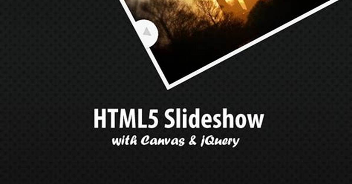 How to Create a Slideshow in Html5