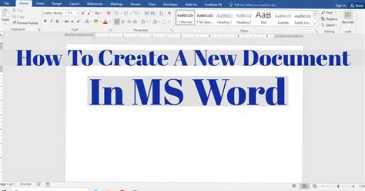 How to Create a Word Document on Google Drive