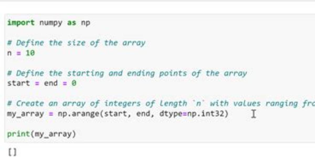 How to Create an Empty Array?