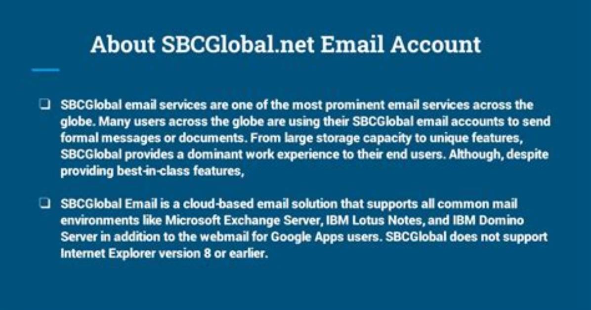 How to Create an Sbcglobal Net Email Account