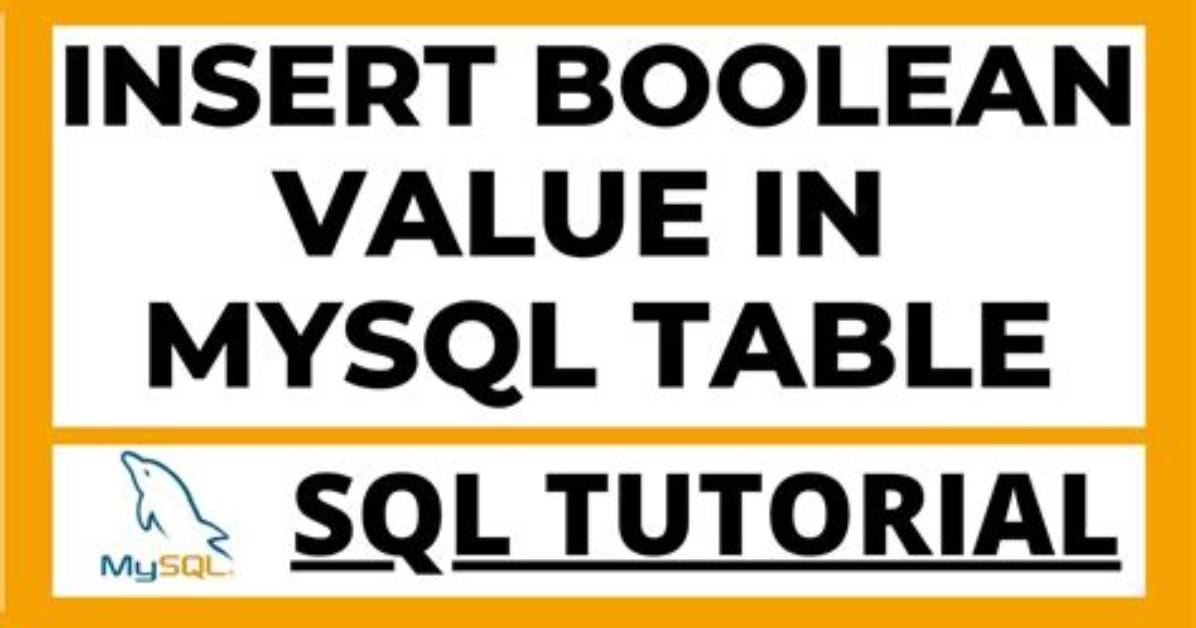 How to Create Boolean Value in Mysql