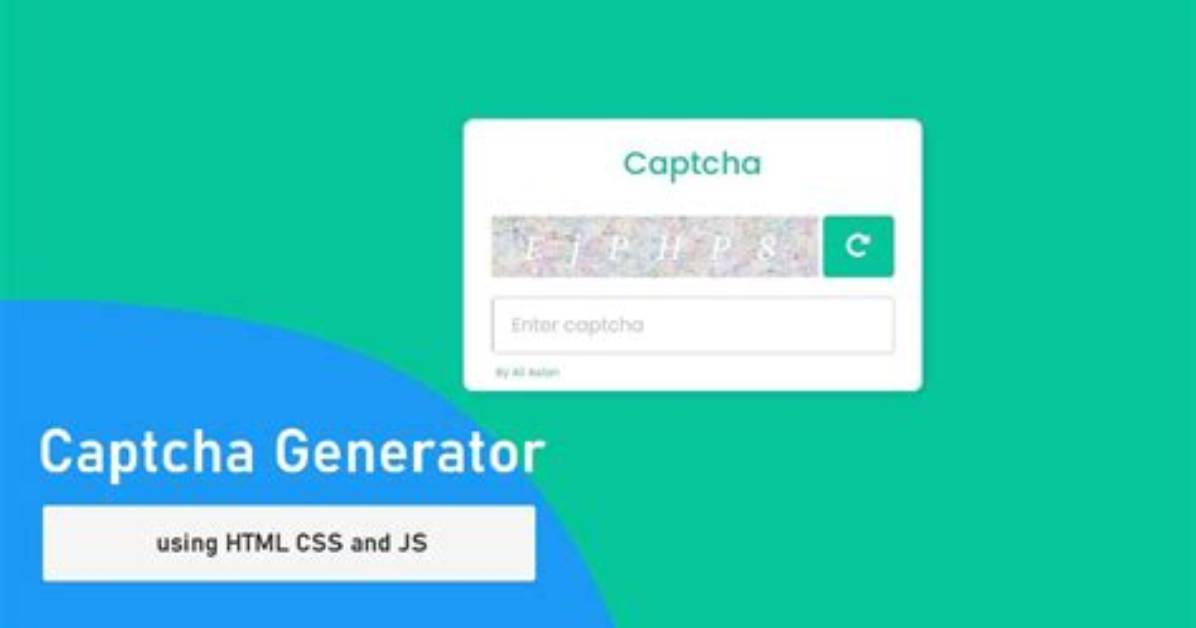 How to Create Captcha Code in Html