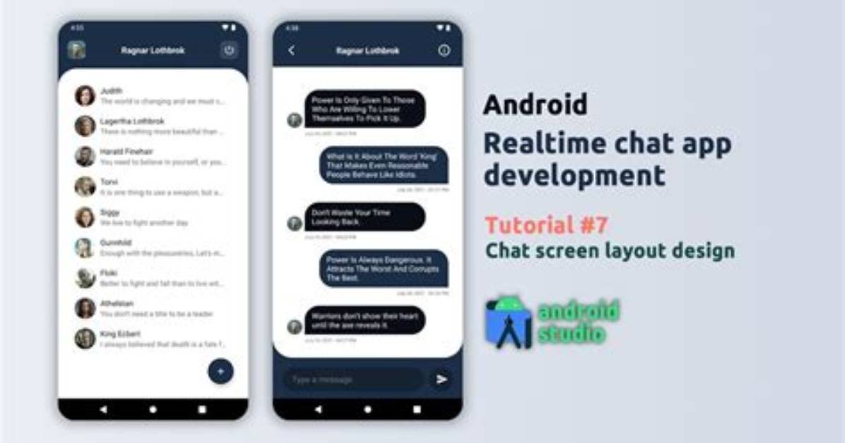 How to Create Chat App Android Studio