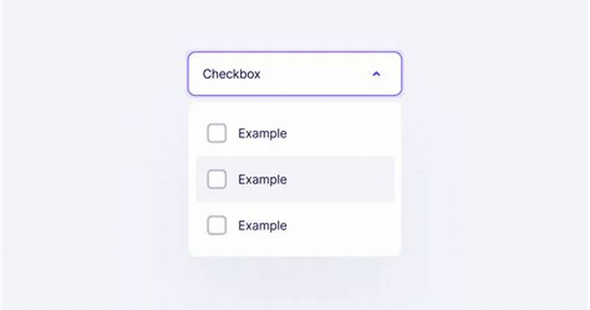 How to Create Checkbox Inside Dropdown?
