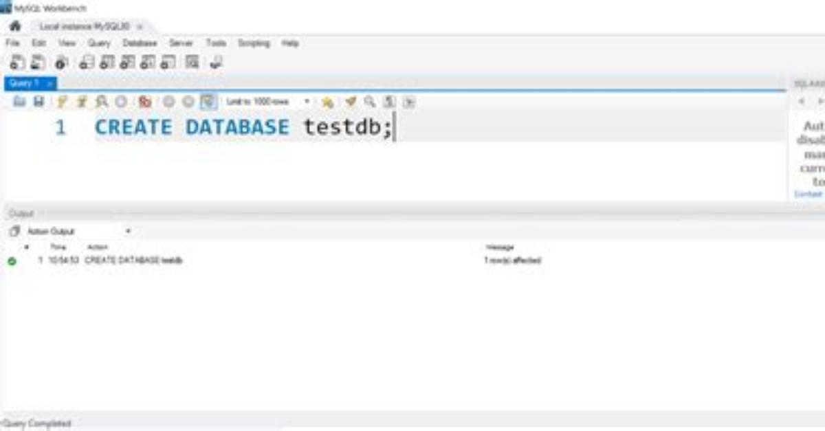 How to Create Database in Mysql Using Python