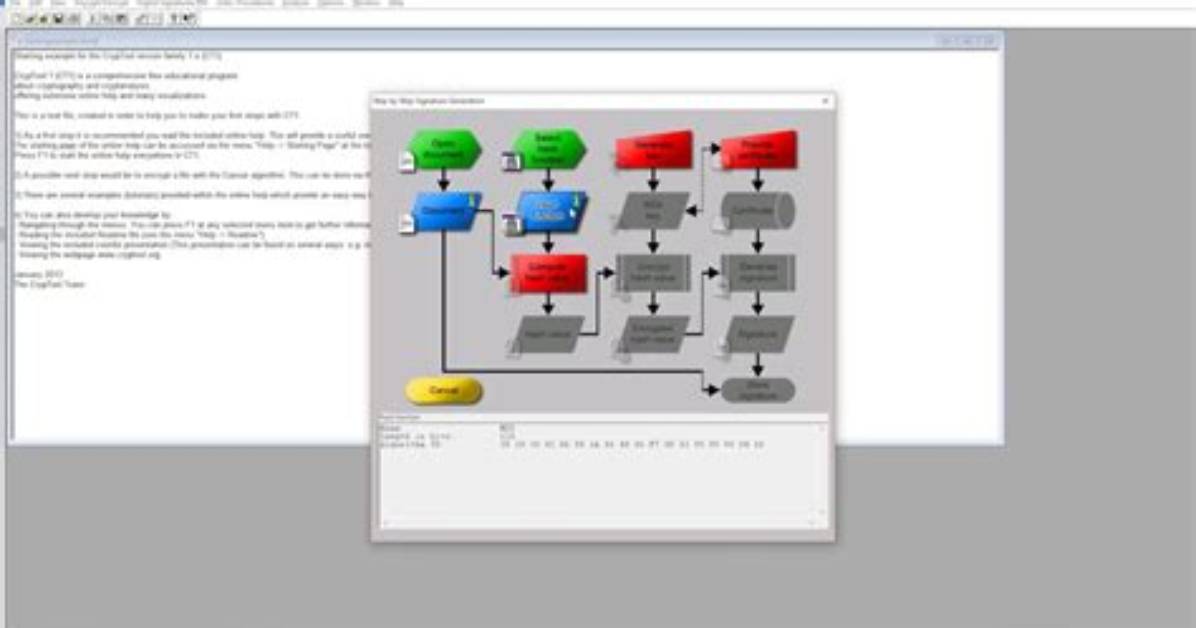 How to Create Digital Signature Using Cryptool