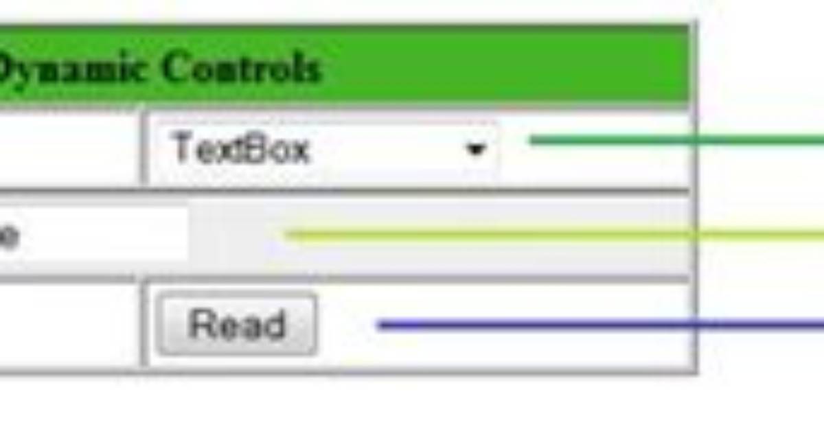 How to Create Dynamic Controls in Asp Net Mvc