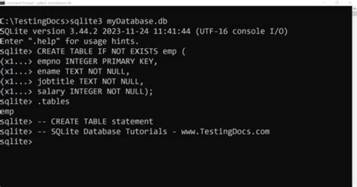 How to Create Enum Type in Sqlite?