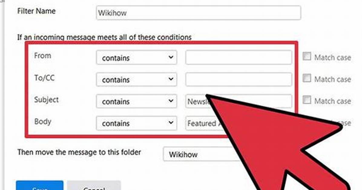 How to Create Filter in Yahoo Mail