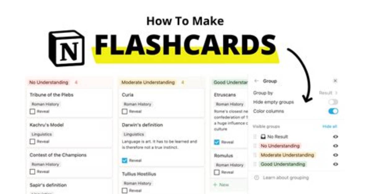 How to Create Flashcards on Notion