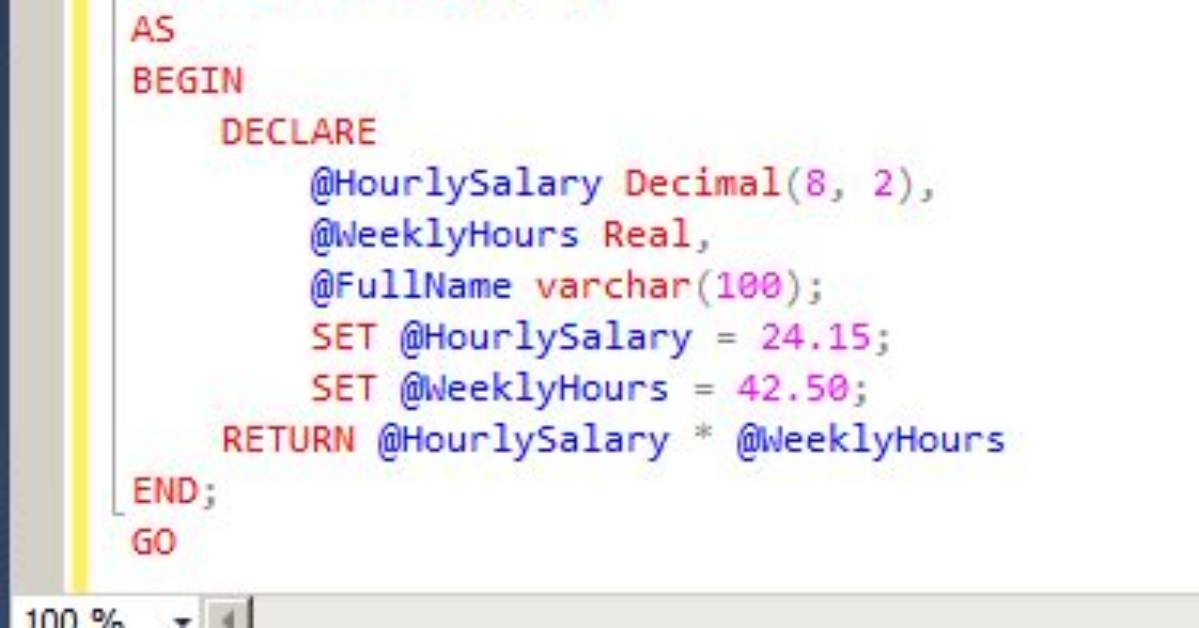 How to Create Function in Sql W3Schools
