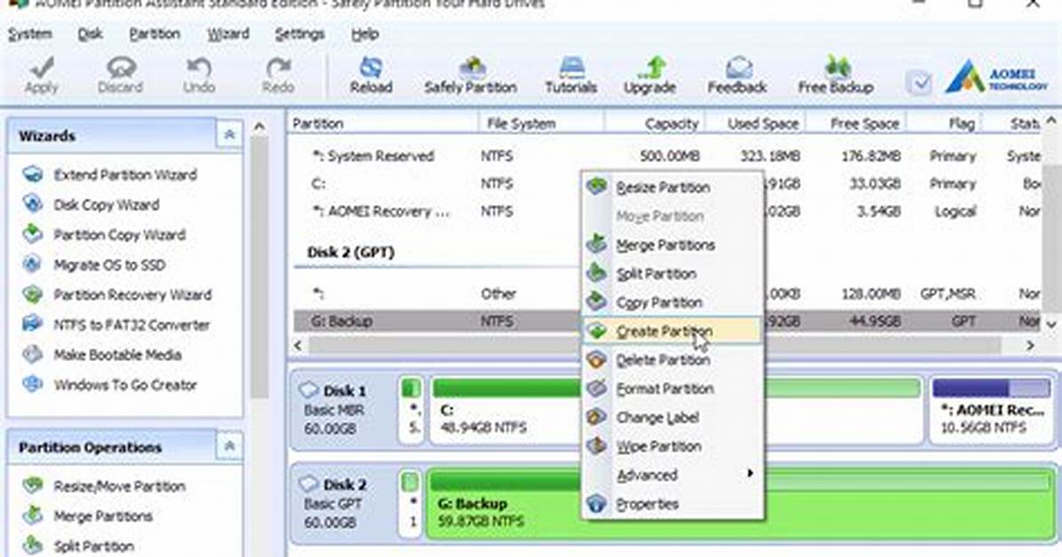 How to Create Gpt Partition Windows 7