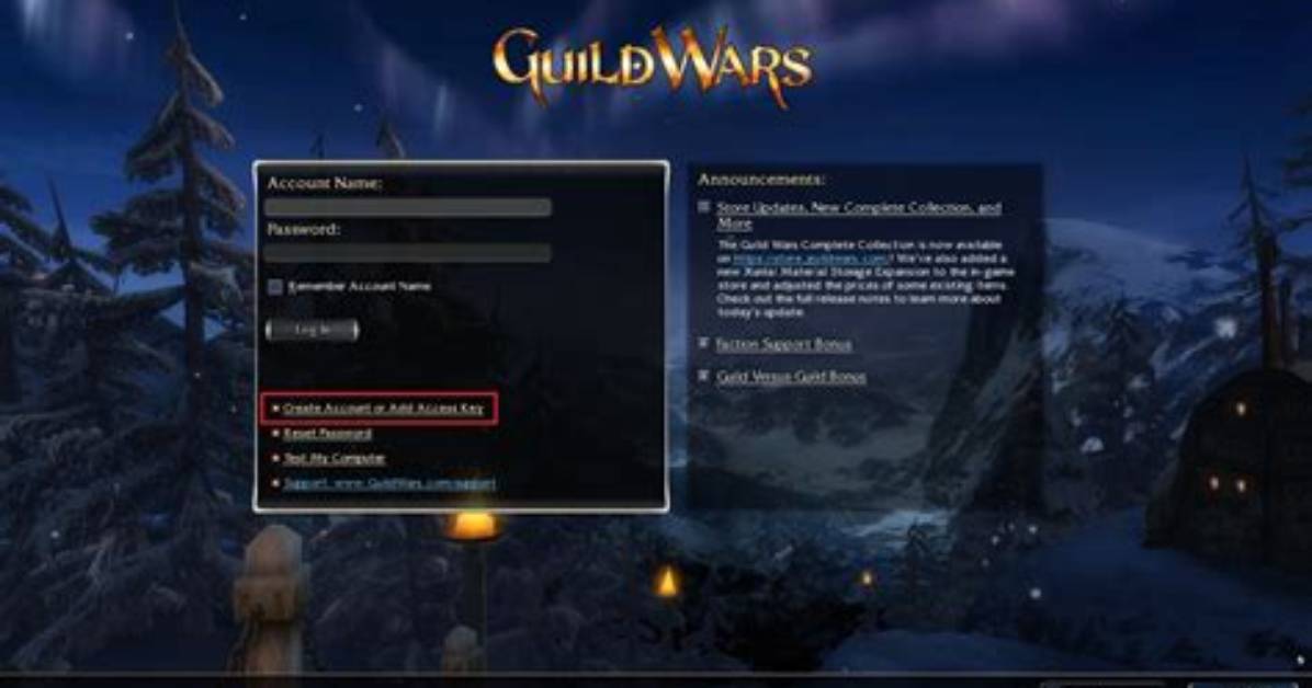 How to Create Guild Wars Account