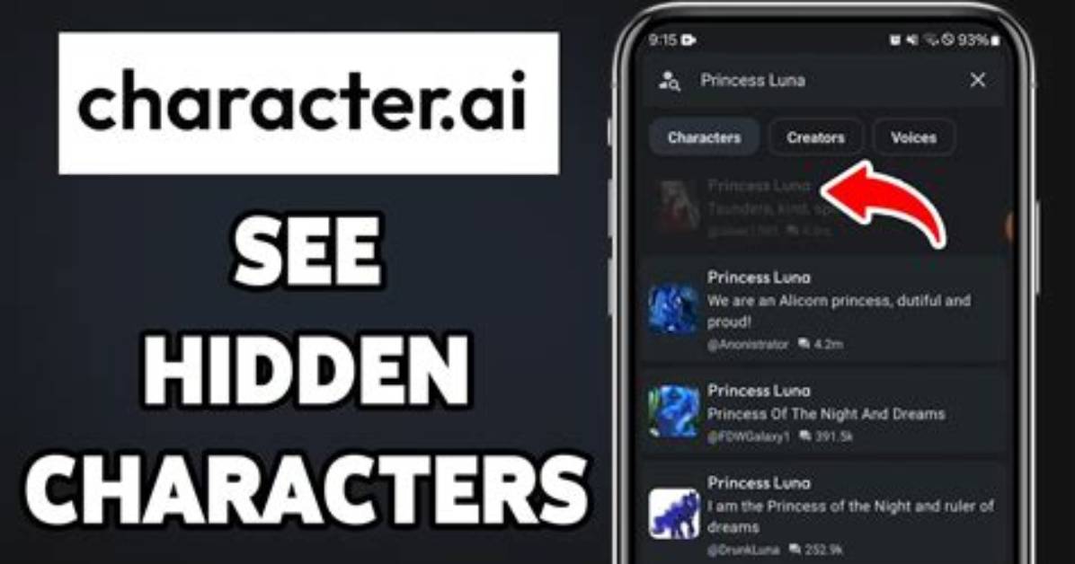 How to Create Hidden Characters