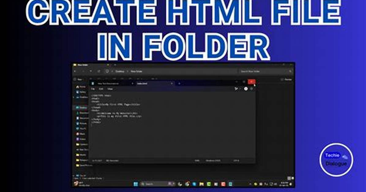 How to Create Html File with Python