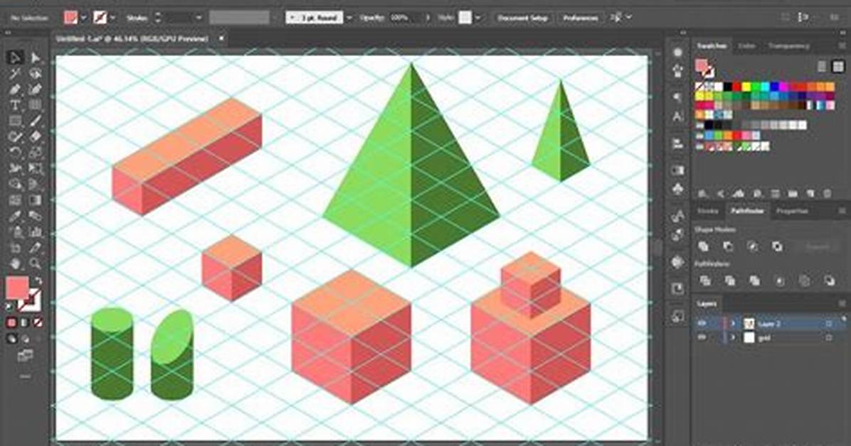 How to Create Isometric Grid in Illustrator