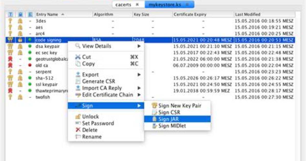 How to Create Keystore Certificate
