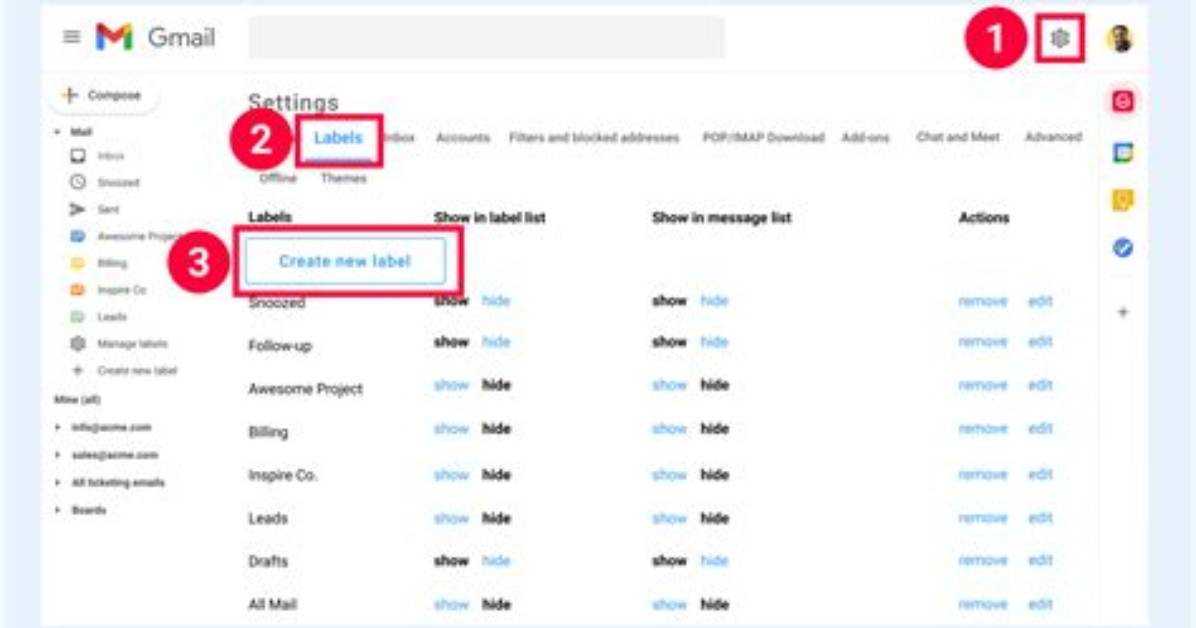 How to Create Labels in Gmail Android App