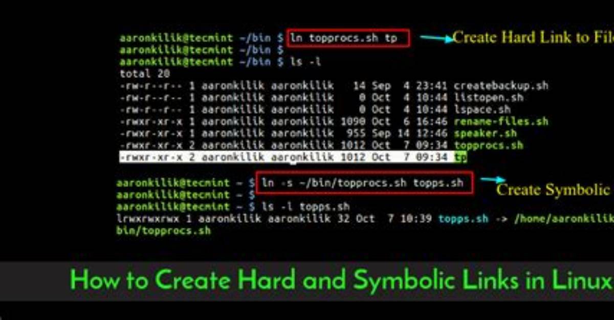 How to Create Link in Linux?