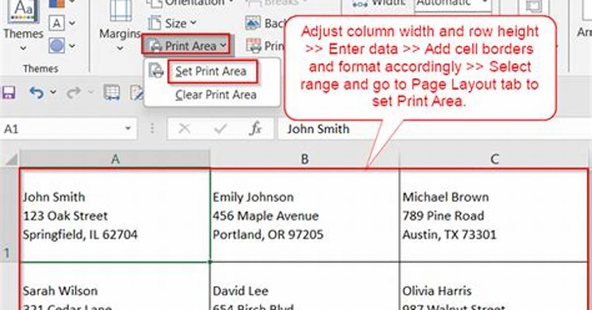 How to Create Mailing Labels in Excel 2013