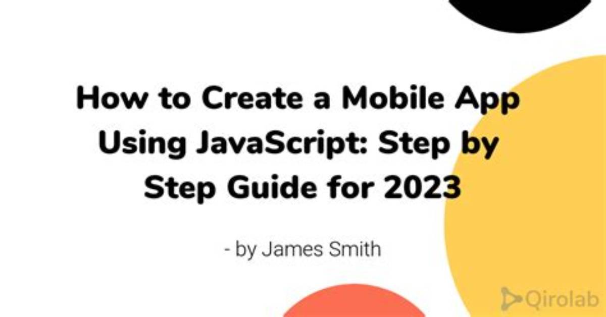 How to Create Mobile App with Javascript