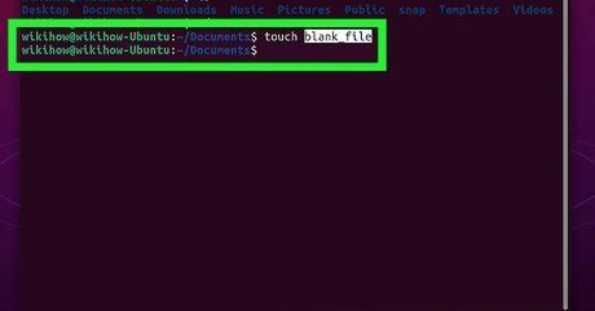 How to Create New File in Linux Terminal