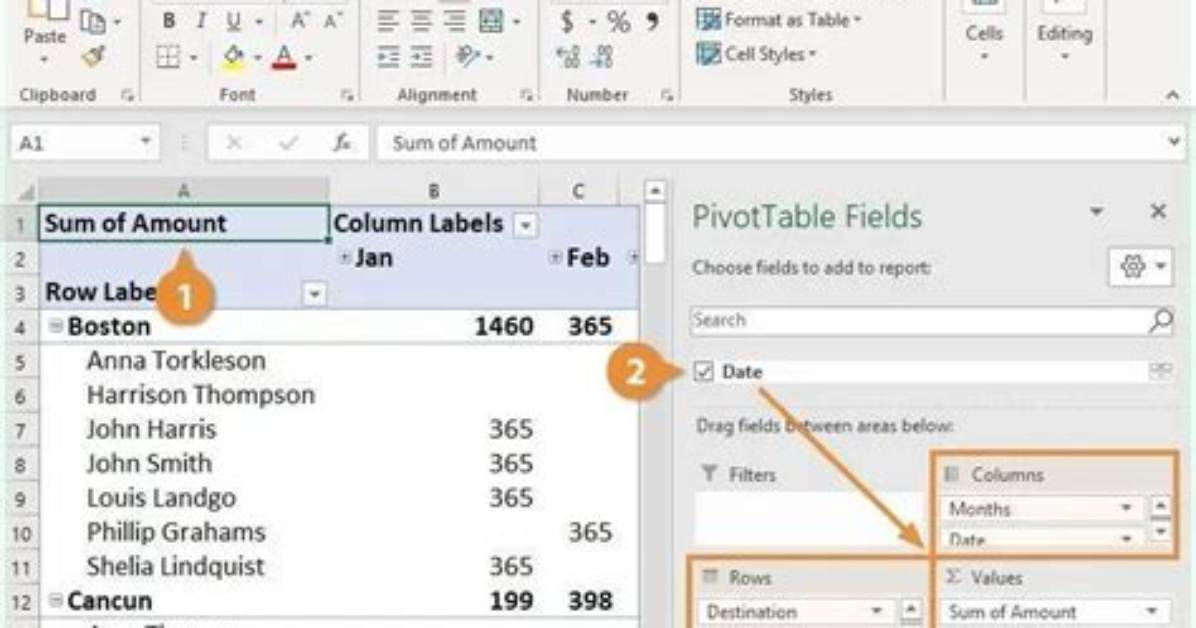 How to Create Pivot Table in Excel Mac