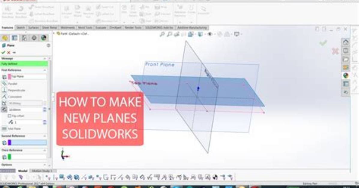 How to Create Plane in Solidworks