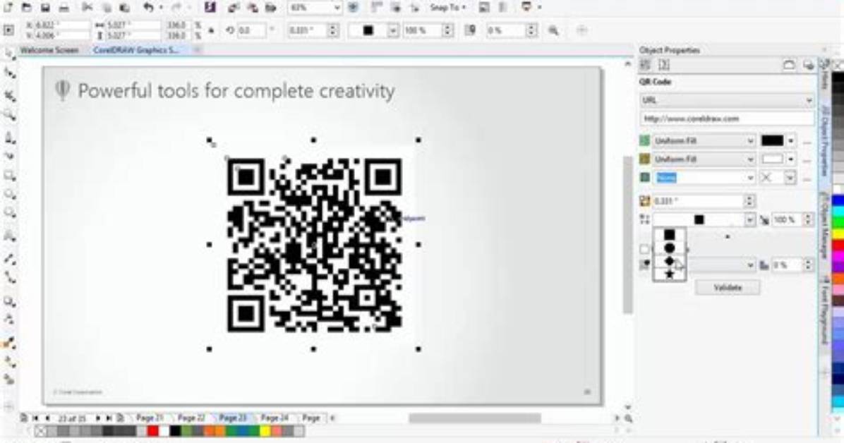 How to Create Qr Code in Coreldraw X7
