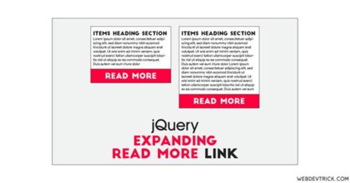 How to Create Read More Link in Html