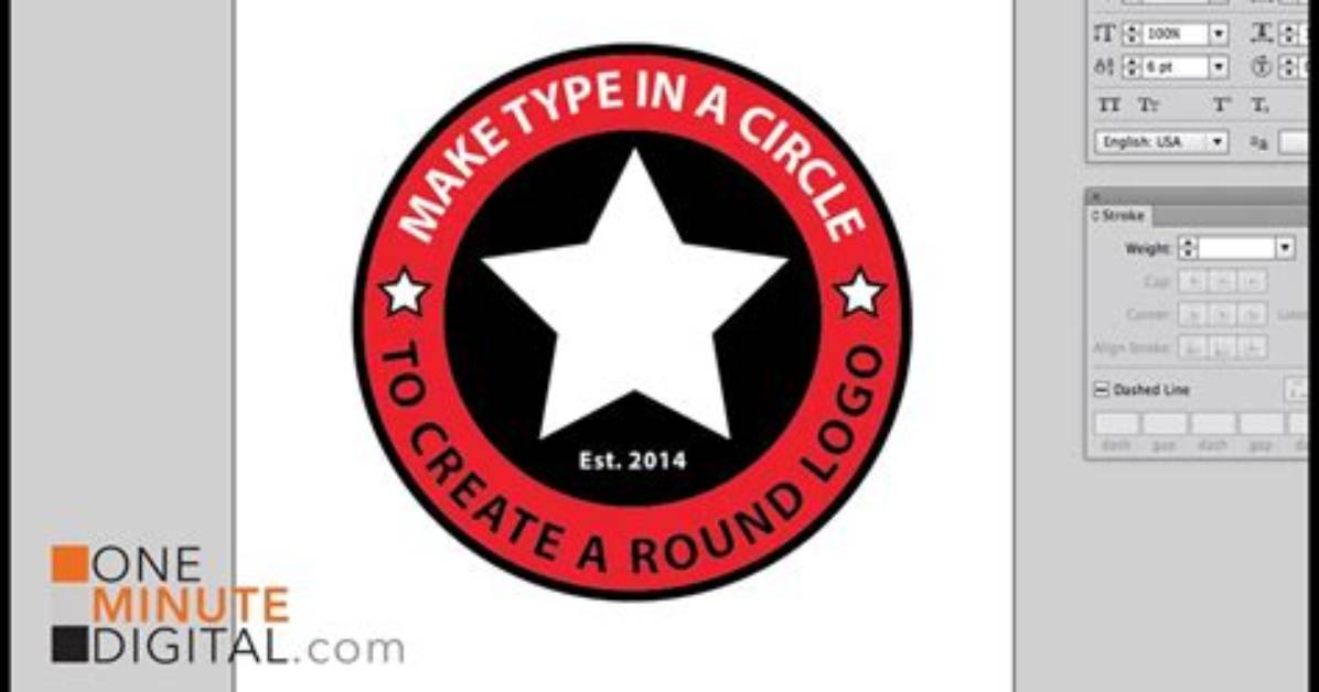 How to Create Round Labels in Illustrator
