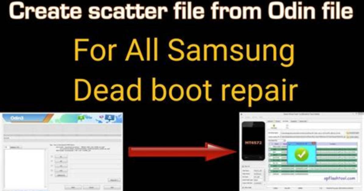 How to Create Scatter File for Dead Phone