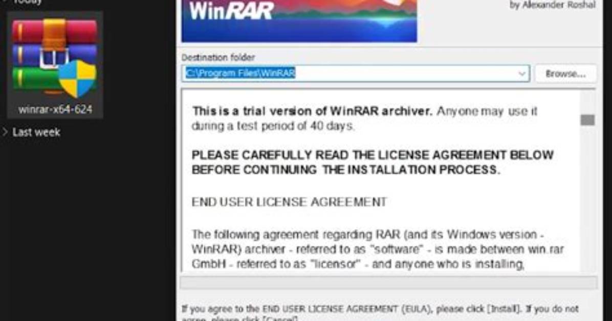 How to Create Silent Install Using Winrar for Setup Program 'Run After Installation'