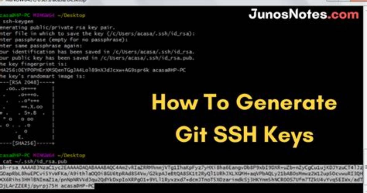 How to Create Ssh Key Git Bash