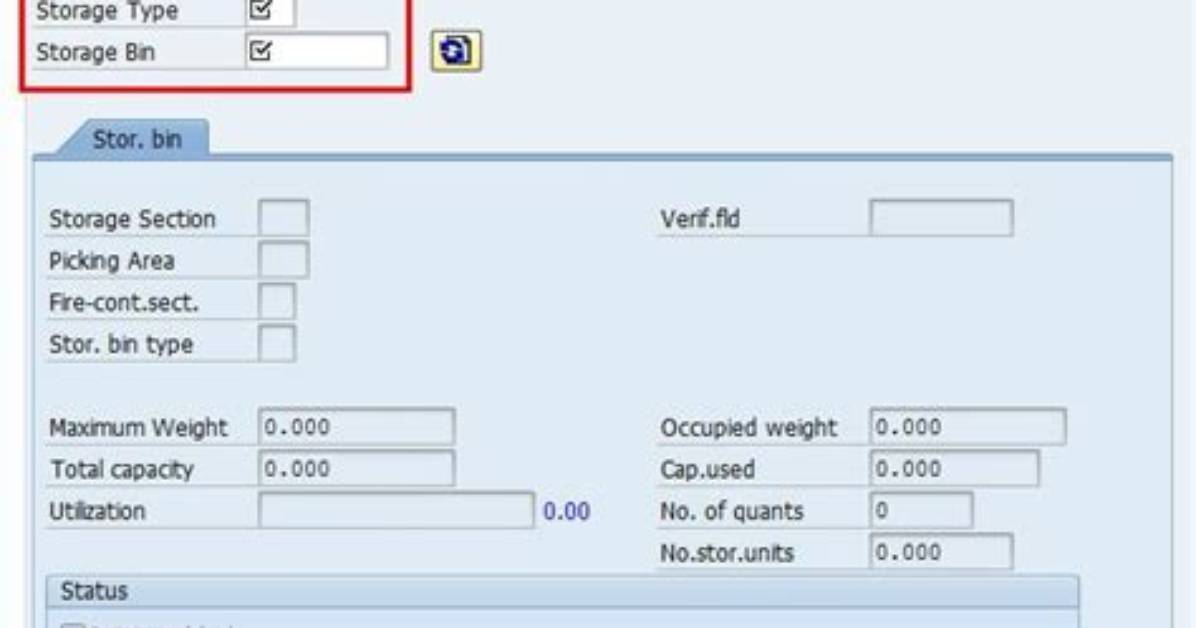 How to Create Storage Bin in Sap