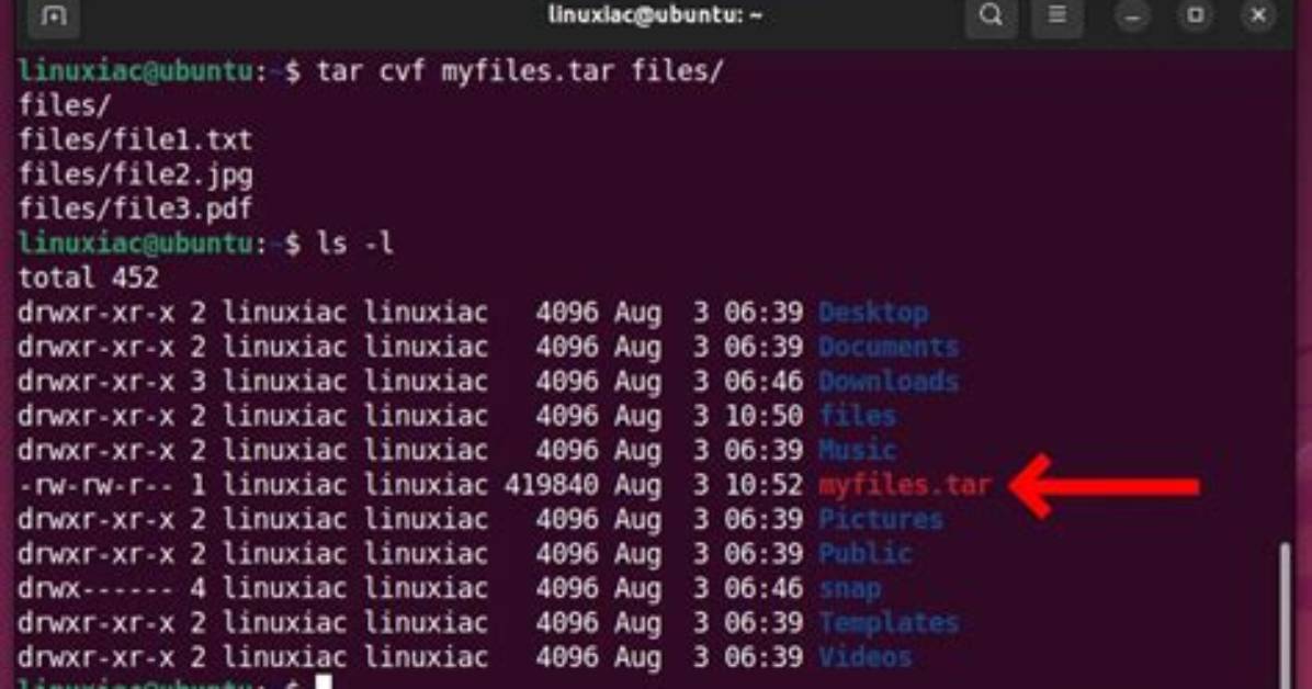 How to Create Tar File in Linux?