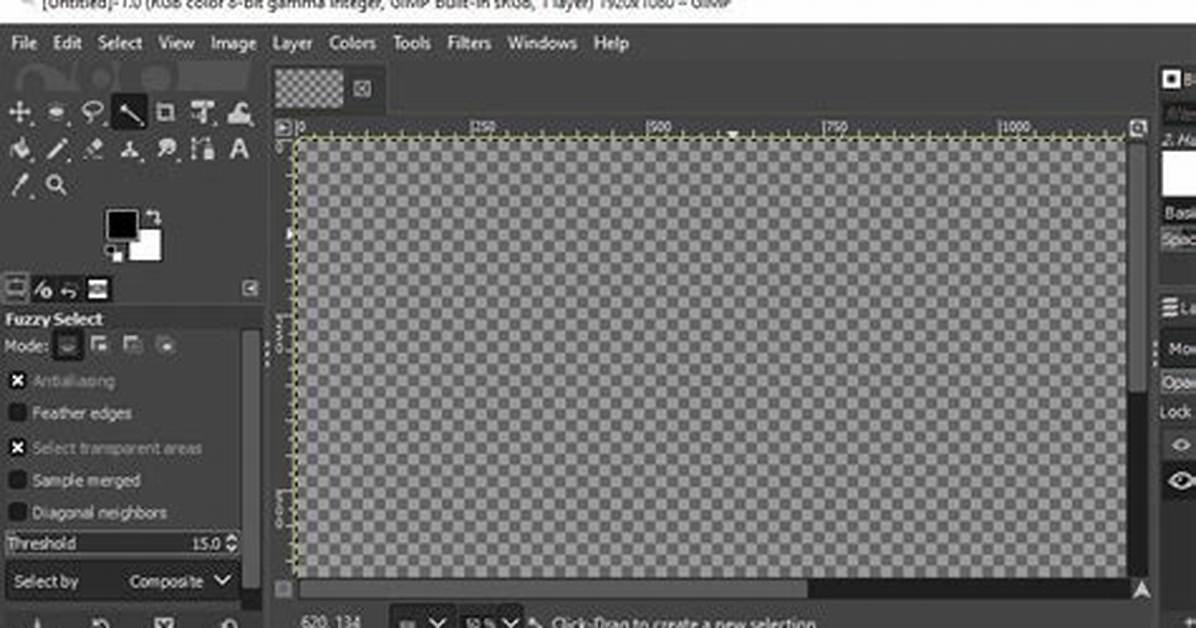 How to Create Transparent Background in Gimp
