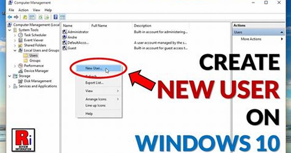 How to Create User in Windows 10 Using Cmd