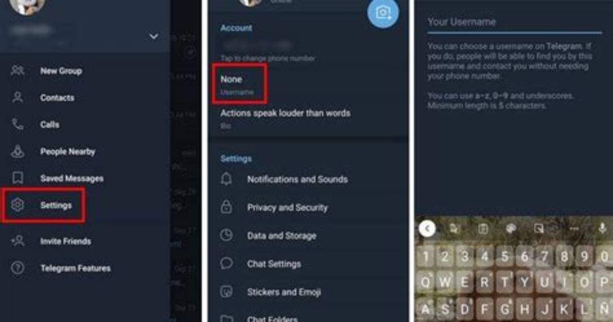 How to Create Username in Telegram