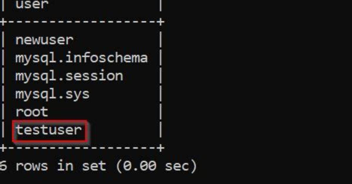 How to Create Users in Mysql Command Line