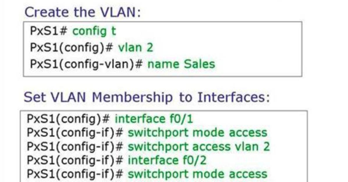 How to Create Vlan in Cisco Switch