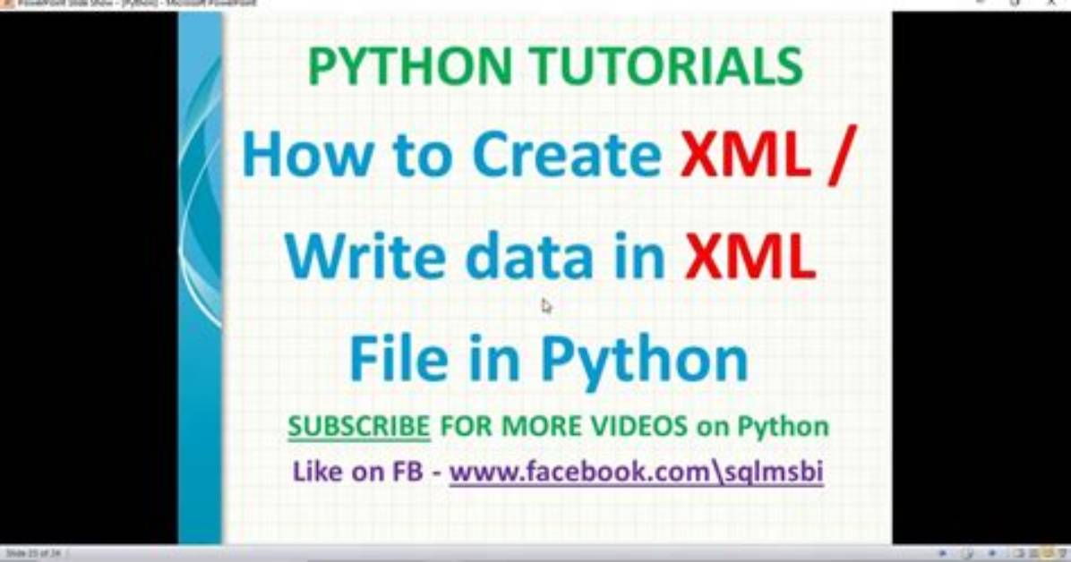 How to Create Xml File with Python