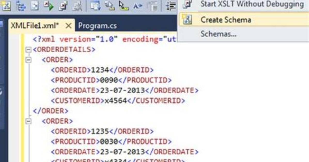 How to Create Xsd File for Web Service