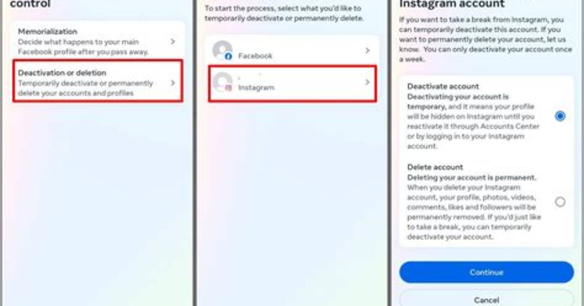 How to Deactivate Instagram?