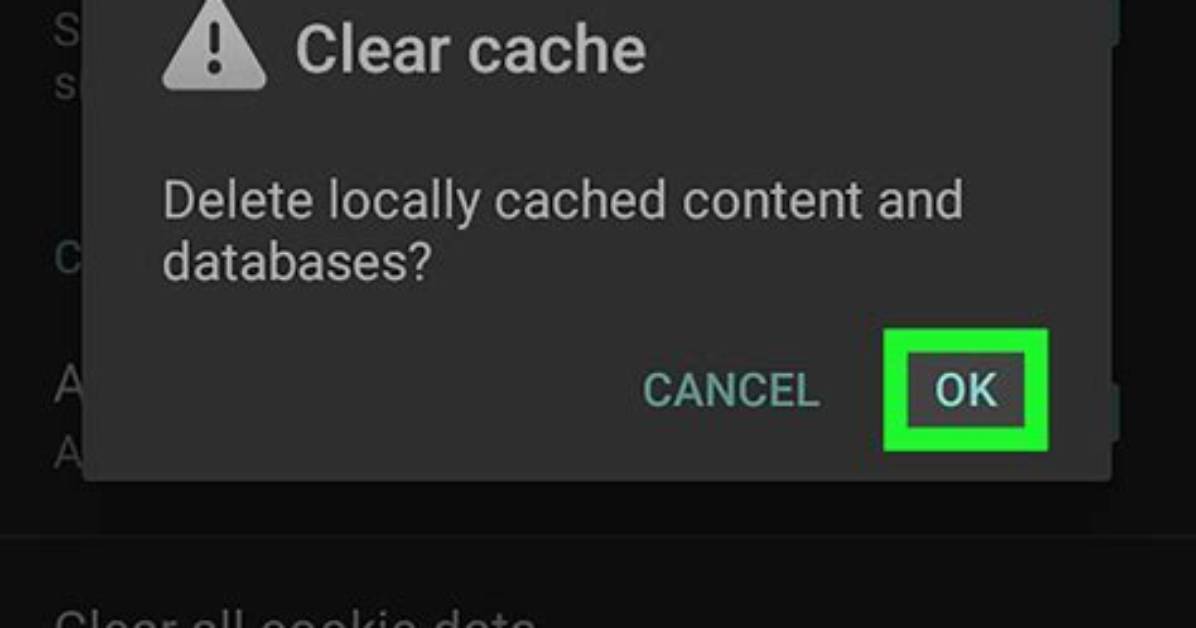 How to Delete Cache Programmatically?