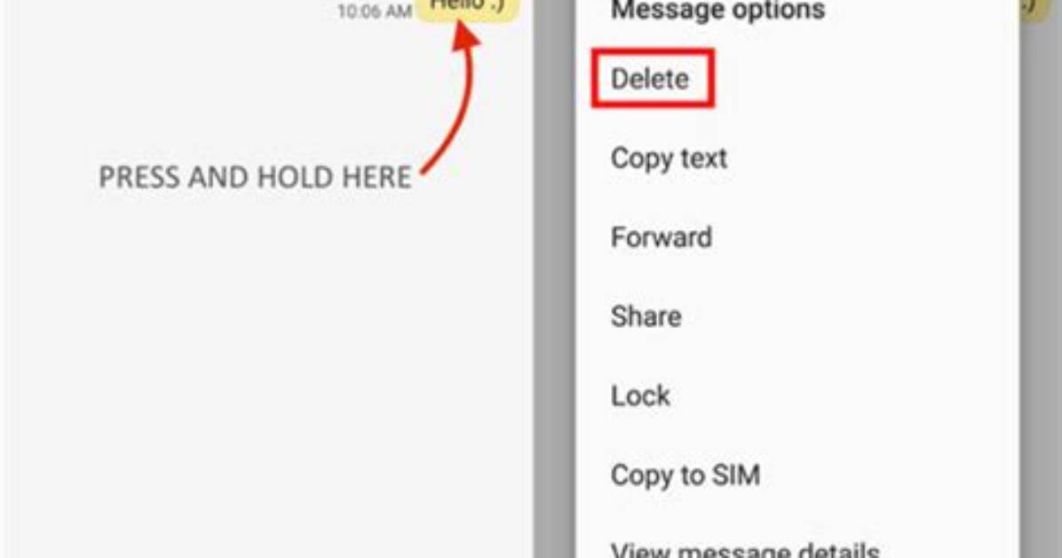 How to Delete Draft Texts on Android?