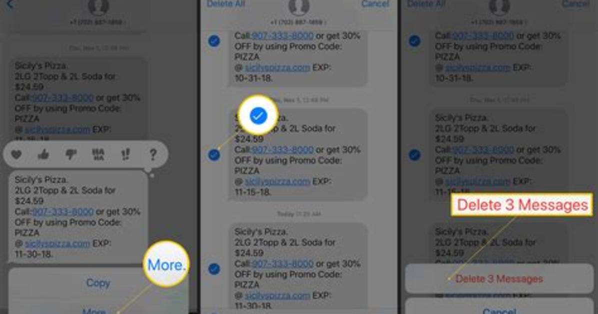 How to Delete Text Messages