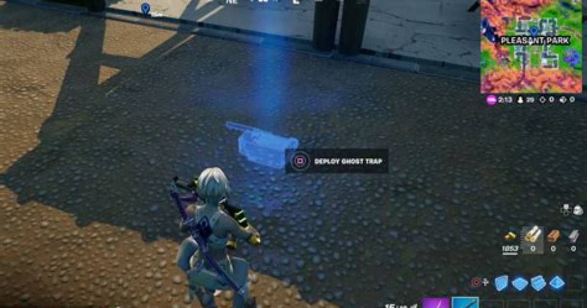 How to Deploy a Ghost Trap in Fortnite